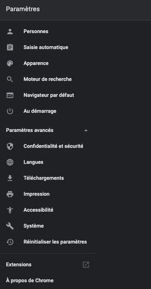 Adjust Chrome's translation options