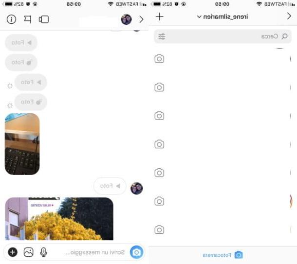 Cómo revisar las fotos recibidas en Instagram