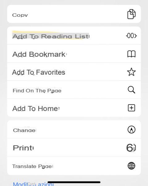 Come salvare offline “elenco lettura” di Safari su iPhone