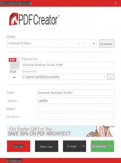 Creador de PDF