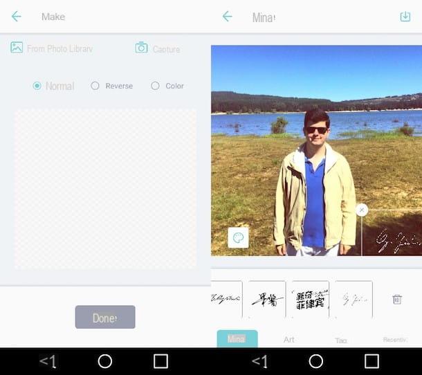 App per firmare le foto