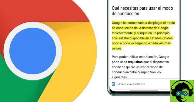 Google Chrome: comparte enlaces a texto seleccionado en una página