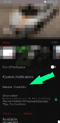 How not to save WhatsApp photos and videos in the gallery and smartphone