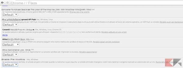 Consumare meno RAM Google Chrome