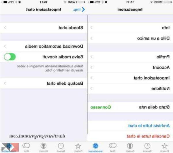 Come cambiare sfondo a WhatsApp