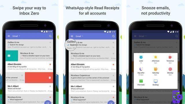 Las 10 mejores aplicaciones de correo para Android