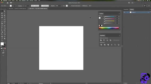 How do I change the size of my document in Illustrator?