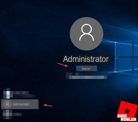 Cómo iniciar sesión como administrador en Windows 10