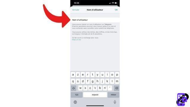 How to create a username on Telegram?