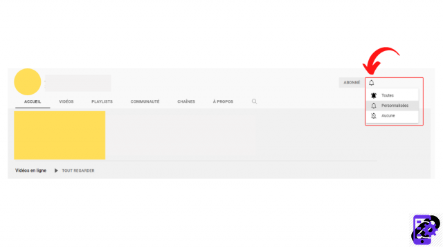 How to enable and disable notifications on YouTube?
