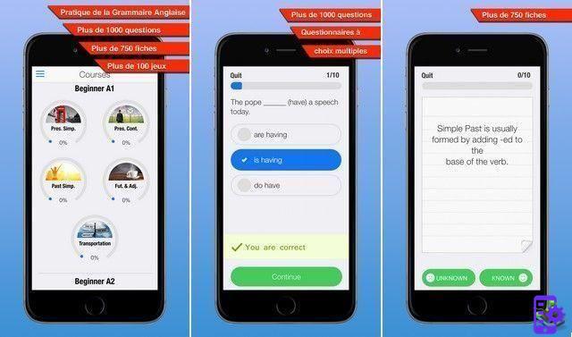 10 melhores aplicativos de gramática inglesa para iPhone