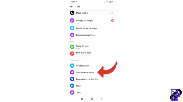How to deactivate and reactivate notifications on Messenger?