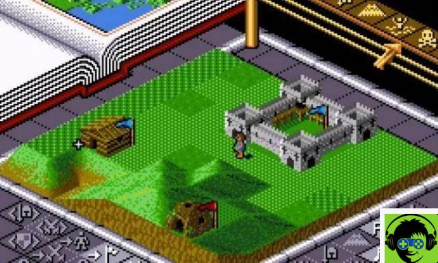 Populous SNES senha dos mundos