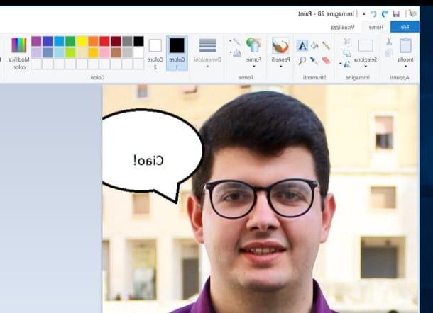 Come modificare le foto con Paint