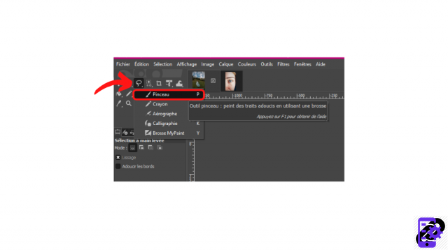 How to change eye color in GIMP?