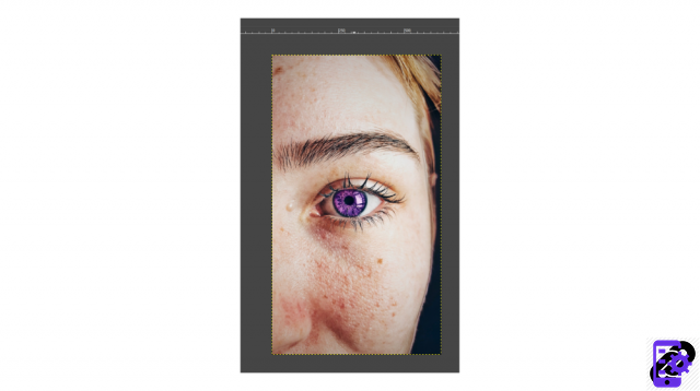 How to change eye color in GIMP?