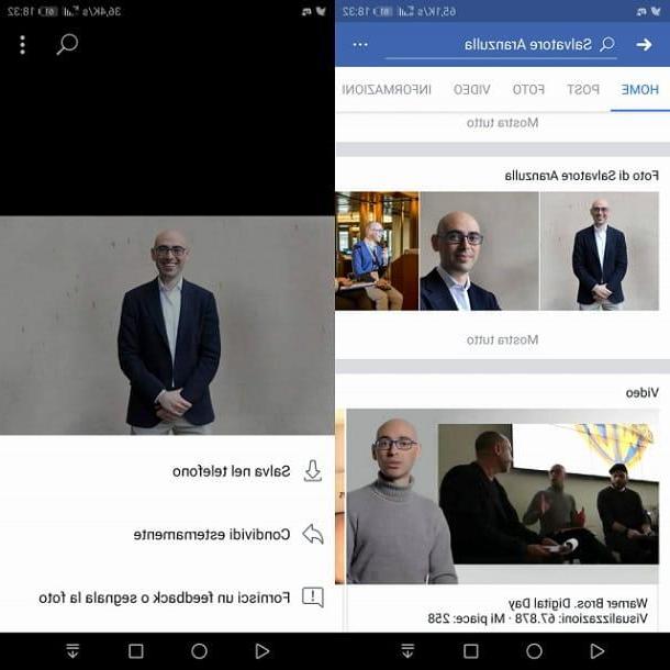 Comment enregistrer des photos depuis Facebook Android