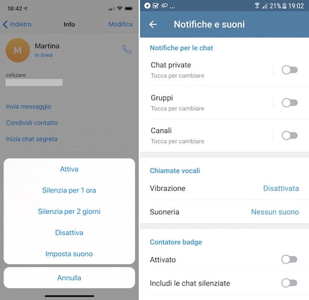 Cómo deshabilitar las notificaciones de Telegram