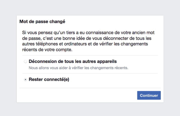 Change Facebook password: the simple solutions