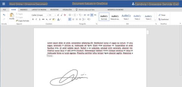 Come firmare un documento Word