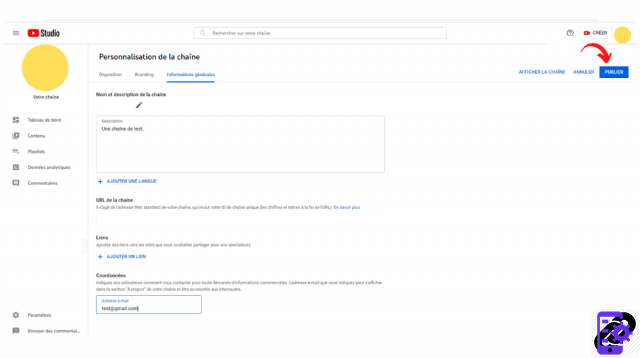 Como adicionar coordenadas no YouTube?