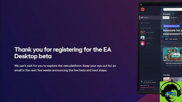 How to sign up for the beta of the EA Desktop app