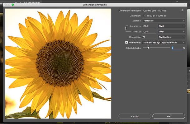 Comment redimensionner une image avec Photoshop