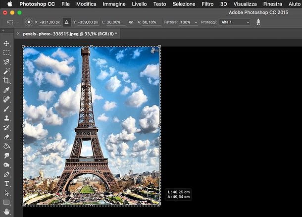 How to resize an image with Photoshop