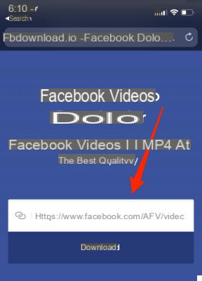 Cómo descargar videos de Facebook a iPhone