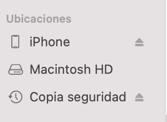 Sincroniza iPhone con Mac sin cables