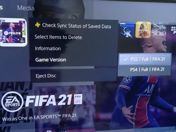 Como mudar o FIFA do PS4 para o PS5