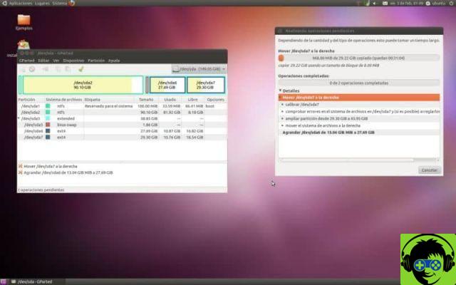 Como redimensionar partições do disco rígido no Ubuntu a partir do console