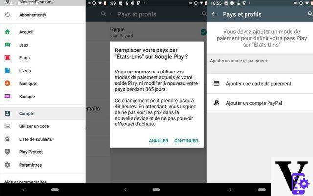 Google Play Store: como mudar de país?