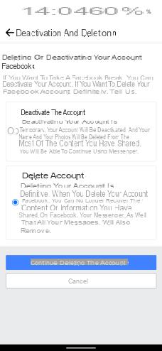 Como deletar sua conta do Facebook permanentemente?