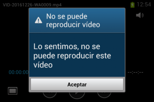 I can't watch videos on my mobile - solution to the problem