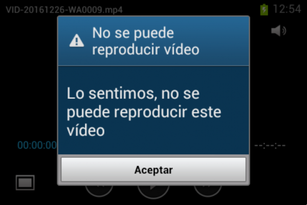 No puedo ver videos en mi movil - solucion al problema