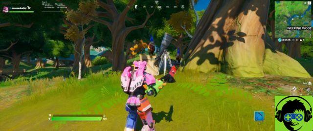 Onde encontrar os cinco telescópios em Fortnite Capítulo 2 Temporada 2 - Para os Gnomos