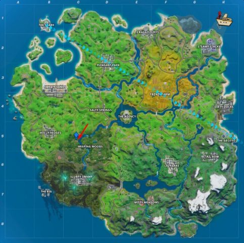 Where to find the five telescopes in Fortnite Chapter 2 Season 2 - For the Gnomes