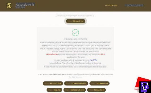 KickAss Torrents (KAT): how to access, how it works and alternatives