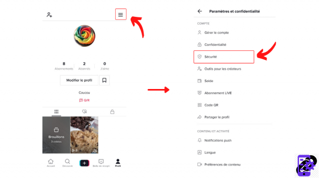 Como desativar o login de autenticação dupla no TikTok?