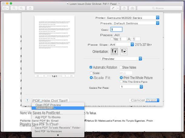 How to print to PDF