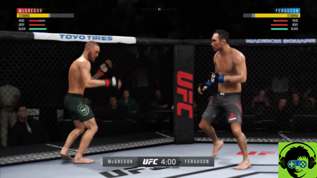 Como mudar o ângulo da câmera no UFC 4