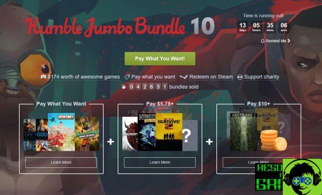 Jogue por Pouco Dineiro: Guia de Humble Bundle