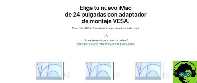 Qual novo modelo de iMac comprar se você quiser usar um adaptador VESA