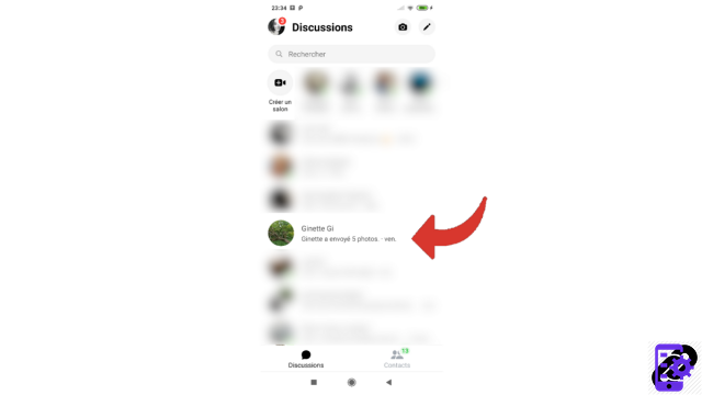 Como desativo as notificações de mensagens de um contato no Messenger?