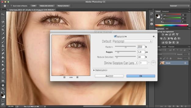 How to zoom a photo with Photoshop