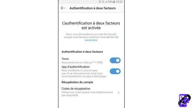 How to turn off two-factor login on Instagram?