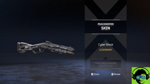 Como desbloquear a pele da arma Legendary Peacekeeper Cyber ​​Shock no Apex Legends