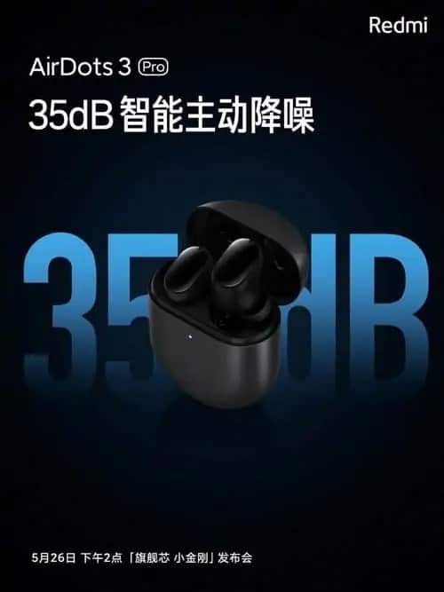 Se presentan los nuevos auriculares inalámbricos verdaderos Redmi AirDots 3 Pro de Xiaomi