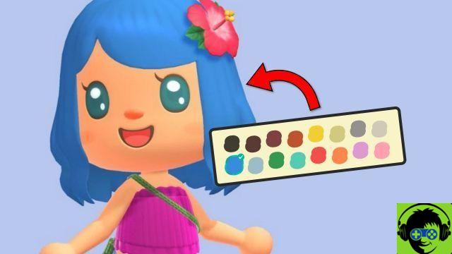 How to dye your hair with artificial colors in Animal Crossing: New Horizons